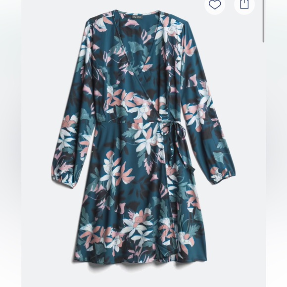 Long Sleeve Wrap Dress - Picture 3 of 3